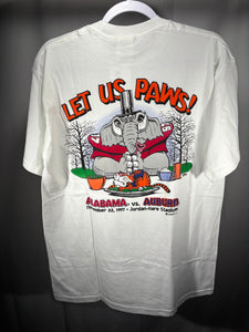 1997 Iron Bowl Game Day White T-Shirt Medium