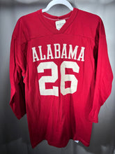 Load image into Gallery viewer, 1980&#39;s Alabama Football Jersey 3/4 Length Shirt Large
