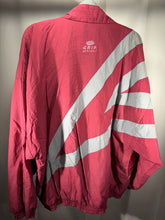 Load image into Gallery viewer, Vintage Alabama Striped Crimson/Grey Windbreaker Jacket XL
