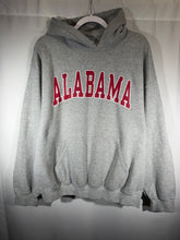 Load image into Gallery viewer, Alabama Grey Spellout Hoodie Sweatshirt Medium
