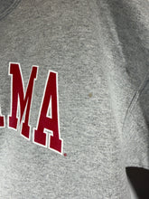 Load image into Gallery viewer, Alabama Grey Spellout Hoodie Sweatshirt Medium
