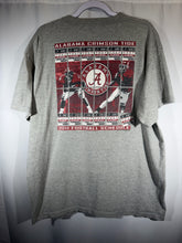Load image into Gallery viewer, 2011 Alabama Football Schedule Grey T-Shirt Large
