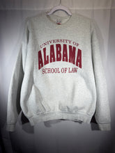 Load image into Gallery viewer, Vintage University of Alabama School of Law Grey Crewneck Sweatshirt Large
