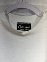 Load image into Gallery viewer, Vintage Bama Spellout White Plaid Crewneck Sweatshirt XS
