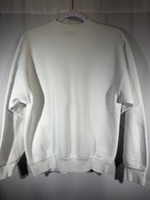 Load image into Gallery viewer, Vintage Bama Spellout White Plaid Crewneck Sweatshirt XS
