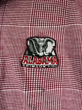 Load image into Gallery viewer, Vintage Alabama Houndstooth Crimson Polo Shirt Medium
