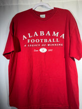 Load image into Gallery viewer, Alabama Football "Legacy of Winning" Crimson T-Shirt Large
