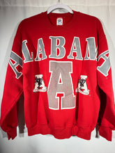 Load image into Gallery viewer, Vintage Alabama X Jerzees Spellout Crimson Crewneck Sweatshirt Medium
