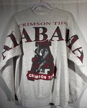 Load image into Gallery viewer, Vintage Alabama Spellout Rare Grey Crewneck Sweatshirt Medium
