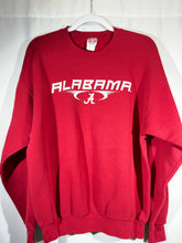 Load image into Gallery viewer, Alabama Crimson Spellout Crewneck Sweatshirt Medium
