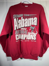 Load image into Gallery viewer, 1992 National Champs Crimson Crewneck Sweatshirt Large

