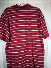 Load image into Gallery viewer, Alabama X Crable Sportswear Crimson Striped Polo Shirt Large
