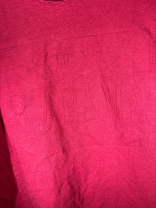 Vintage Alabama Crimson Embossed T-Shirt Large