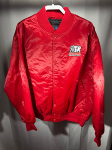 Vintage Alabama Bryant Denny Satin Bomber Jacket XL