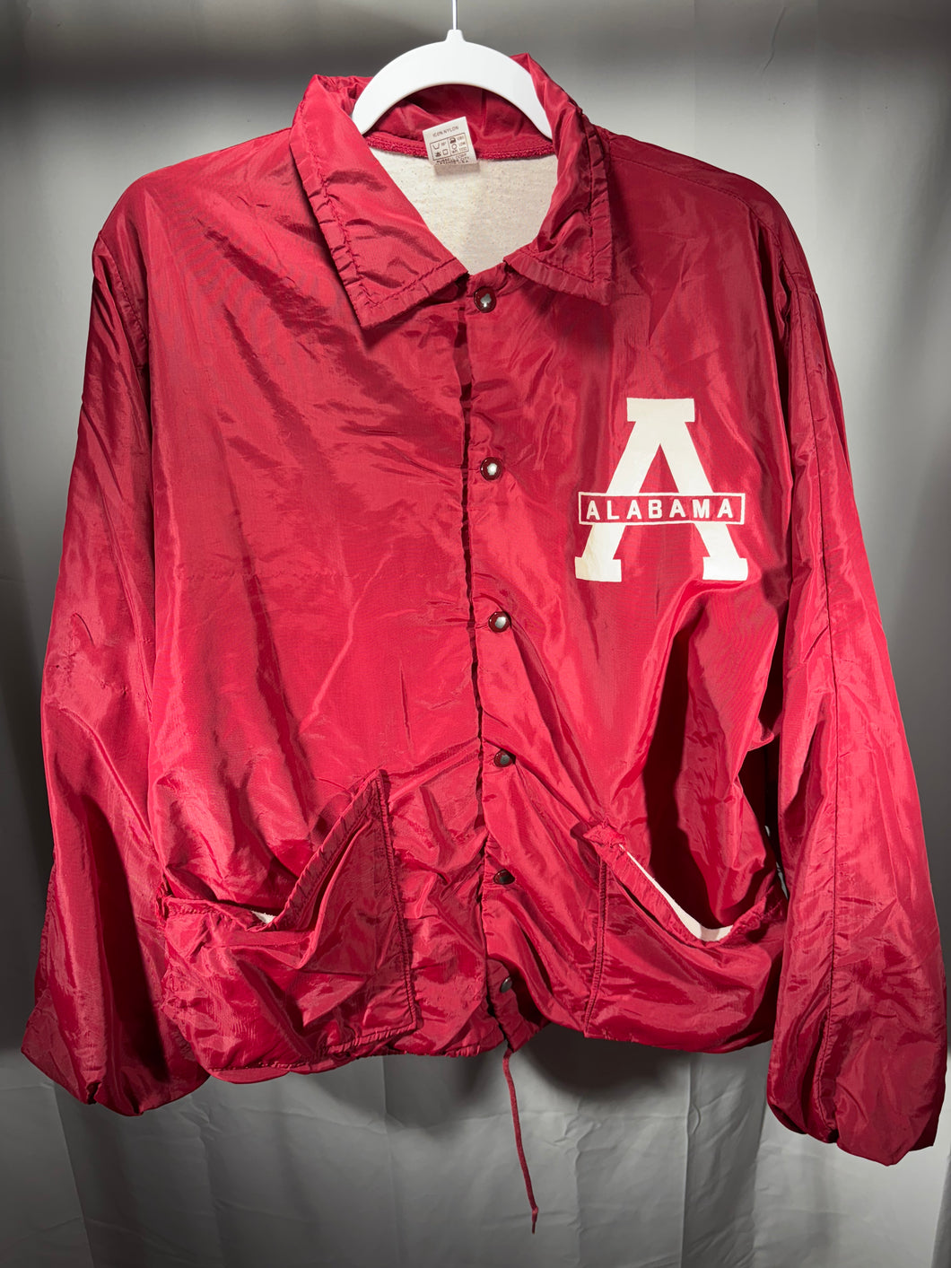 1970s Alabama Russell Athletic Coaches Jacket Medium