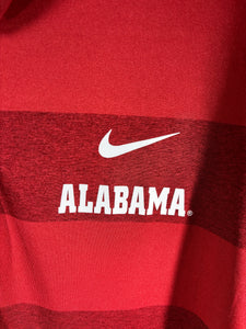 Nike Alabama Team Issued Striped Polo XXL 2XL