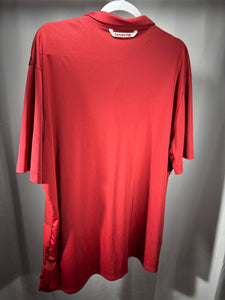 Nike Alabama Team Issued Striped Polo XXL 2XL