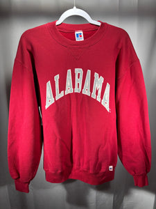 Vintage Alabama Russell Athletic Crimson Crewneck Sweatshirt Medium