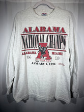 Load image into Gallery viewer, 1992 National Champs Grey Long Sleeve Shirt Large

