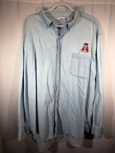 Load image into Gallery viewer, Vintage Alabama X Pro Edge Denim Button Down Shirt 2XL XXL
