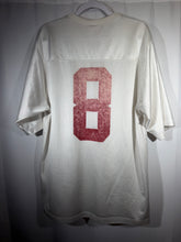 Load image into Gallery viewer, Alabama X Nike #8 White Faded Mesh Football Jersey Large
