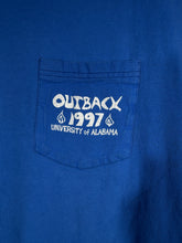 Load image into Gallery viewer, 1997 Greek Life 'Outback' Blue T-Shirt Large
