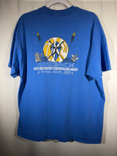 Load image into Gallery viewer, 1997 Greek Life 'Outback' Blue T-Shirt Large
