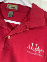 Load image into Gallery viewer, Vintage Alabama UA Embroidered Crimson Polo Shirt M/L
