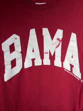 Load image into Gallery viewer, Vintage Bama Spellout Arch Crimson T-Shirt Medium
