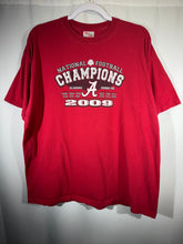 Load image into Gallery viewer, 2009 National Champs Crimson T-Shirt Large
