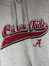 Load image into Gallery viewer, Alabama X Pro Player Grey Embroidered Hoodie Sweatshirt XL
