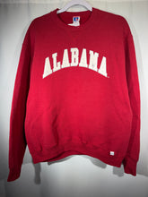Load image into Gallery viewer, Vintage Alabama X Russell Spellout Crimson Crewneck Sweatshirt Medium
