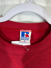 Load image into Gallery viewer, Vintage Alabama X Russell Spellout Crimson Crewneck Sweatshirt Medium
