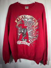 Load image into Gallery viewer, Vintage Alabama X Red Oak Graphic Crimson Crewneck Sweatshirt Large
