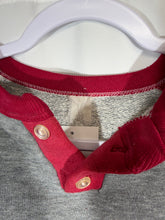 Load image into Gallery viewer, 1970's Bama X Russell Grey/Crimson Henley Sweatshirt XS
