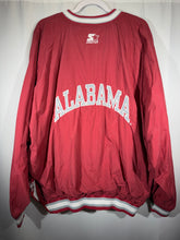 Load image into Gallery viewer, Vintage Alabama X Starter Crimson Windbreaker Pullover XXL 2XL

