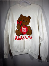 Load image into Gallery viewer, Vintage Alabama White Teddy Bear Crewneck Sweatshirt Large
