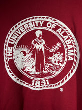 Load image into Gallery viewer, Vintage Alabama X TeeJays Crimson Crest Crewneck Sweatshirt Medium
