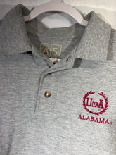 Load image into Gallery viewer, Alabama X A|S Grey Embroidered Polo Shirt Medium
