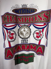 Load image into Gallery viewer, 1992 National Champs White Jerzees Crewneck Sweatshirt XL
