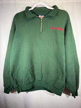 Load image into Gallery viewer, Vintage Alabama X Jerzees Green Quarter Zip Pullover Sweatshirt M/L
