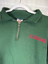 Load image into Gallery viewer, Vintage Alabama X Jerzees Green Quarter Zip Pullover Sweatshirt M/L
