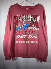 Load image into Gallery viewer, 1992 National Champs Heather Crimson Crewneck Sweatshirt Large
