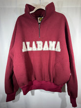 Load image into Gallery viewer, Vintage Alabama Crimson Fleece Quarter Zip Pullover XL

