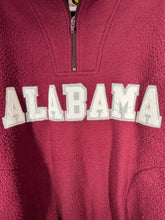 Load image into Gallery viewer, Vintage Alabama Crimson Fleece Quarter Zip Pullover XL
