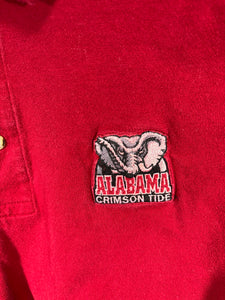 Vintage Alabama Nike Crimson Embroidered Polo Shirt Large