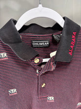 Load image into Gallery viewer, Vintage Alabama Striped Polo Shirt Large
