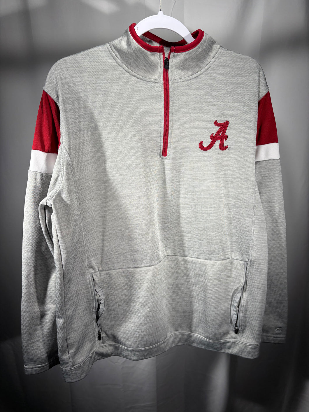 Alabama Colosseum 2000's Grey Pullover Medium