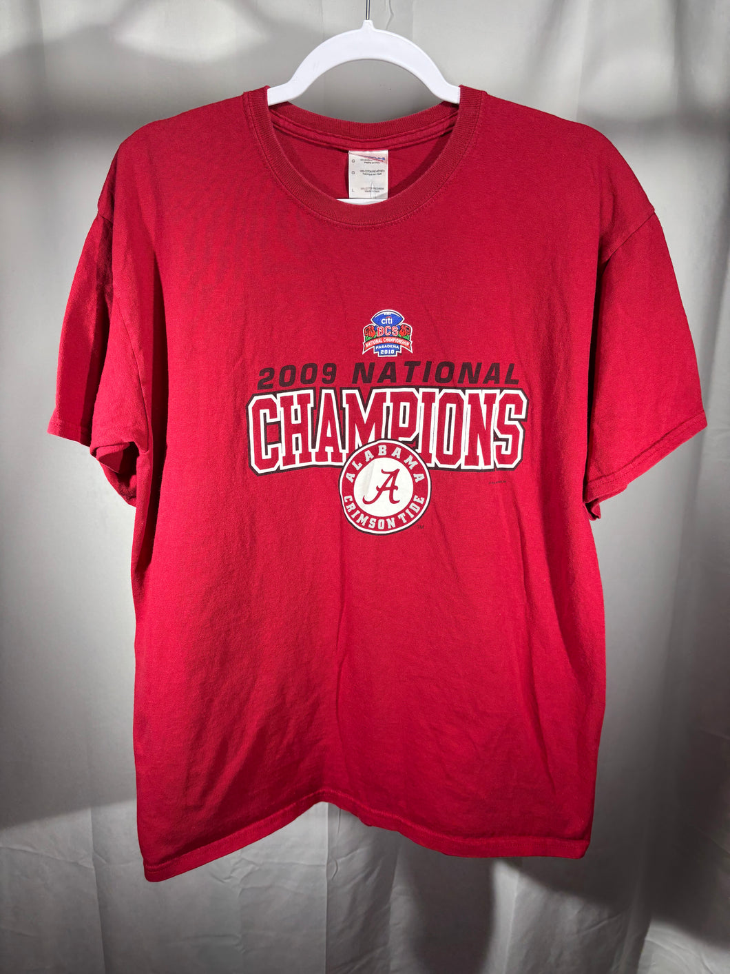 2009 National Champs Crimson T-Shirt Medium