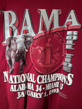 Load image into Gallery viewer, 1992 National Champs X Hanes Crimson Crewneck Sweatshirt XL
